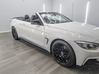 USED 2014 64 BMW 4 SERIES 2.0 420d M Sport Convertible 2dr Diesel Auto Euro 6 (s/s) (184 ps) 20'' ALLOY WHEELS, HARD ROOF TOP CONVERTIBLE  , FRONT AND REAR PARKING SENSORS , WARM AIR COLLAR , SAT NAV , BLUETOOTH , CRUISE CONTROL , HEATED LEATHER SEATS , SERVICE HISTORY - LATEST DECEMBER 2025