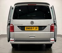 USED 2018 68 VOLKSWAGEN TRANSPORTER 2.0 TDI T32 BlueMotion Tech Highline Kombi Double Cab 5dr Diesel DSG FWD SWB Euro 6 (s/s) (150 ps) Complete Service Record Including Timing Belt water pump, Extremely well cared for and maintained with 2 keys , Double Slide Side Doors, 5 Seater , front arm rests, apple play, navigation, cruise conrol, rear park aid,