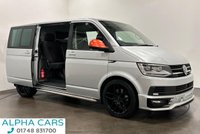 USED 2018 68 VOLKSWAGEN TRANSPORTER 2.0 TDI T32 BlueMotion Tech Highline Kombi Double Cab 5dr Diesel DSG FWD SWB Euro 6 (s/s) (150 ps) Complete Service Record Including Timing Belt water pump, Extremely well cared for and maintained with 2 keys , Double Slide Side Doors, 5 Seater , front arm rests, apple play, navigation, cruise conrol, rear park aid,