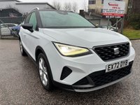USED 2022 72 SEAT ARONA 1.0 TSI FR SUV 5dr Petrol Manual Euro 6 (s/s) (110 ps) 