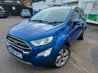USED 2020 69 FORD ECOSPORT 1.0T EcoBoost GPF Titanium SUV 5dr Petrol Manual Euro 6 (s/s) (125 ps) Front and rear parking sensors