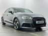 USED 2019 13 AUDI A3 1.5 TFSI CoD 35 Black Edition S Tronic Euro 6 (s/s) 4dr CARPLAY, ALL-LED, SENSORS, 18
