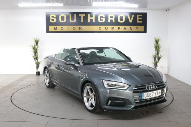 2017 AUDI A5 CABRIOLET 2.0 TFSI Sport Convertible 2dr Petrol S Tronic Euro 6 (s/s) (190 ps)