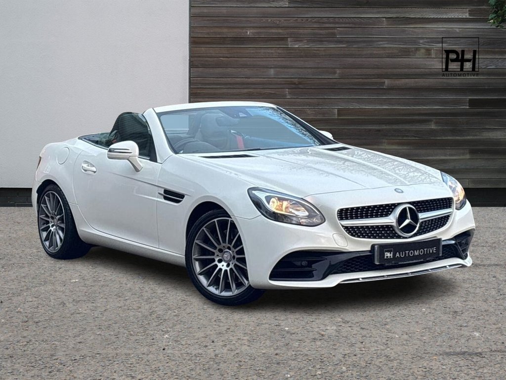 USED 2016 66 MERCEDES-BENZ SLC 2.0 SLC200 AMG Line Convertible 2dr Petrol G-Tronic Euro 6 (s/s) (184 ps) AIRSCARF|HTD SEAT|MB HISTORY