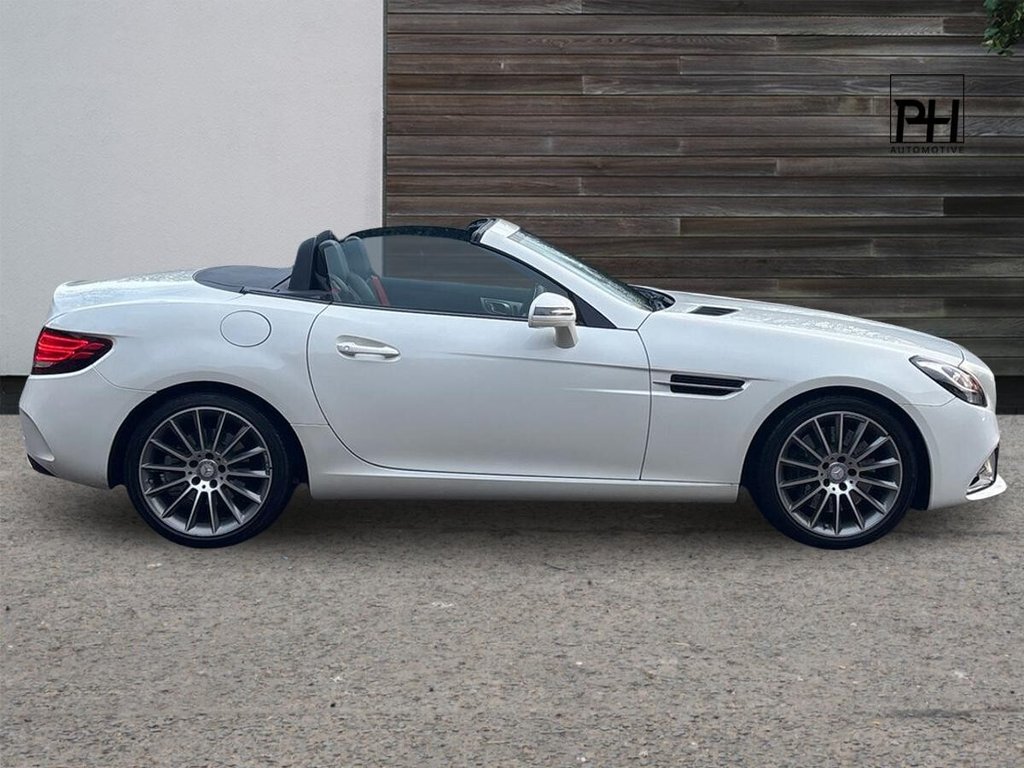 USED 2016 66 MERCEDES-BENZ SLC 2.0 SLC200 AMG Line Convertible 2dr Petrol G-Tronic Euro 6 (s/s) (184 ps) AIRSCARF|HTD SEAT|MB HISTORY