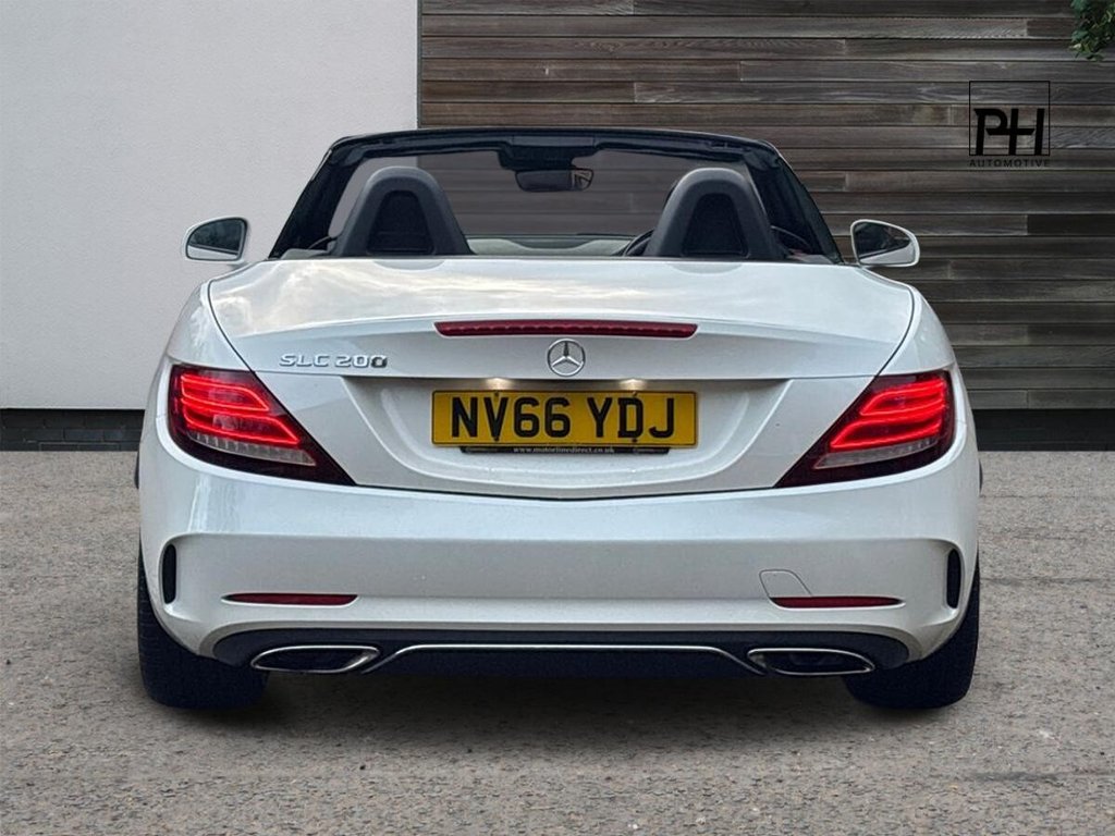 USED 2016 66 MERCEDES-BENZ SLC 2.0 SLC200 AMG Line Convertible 2dr Petrol G-Tronic Euro 6 (s/s) (184 ps) AIRSCARF|HTD SEAT|MB HISTORY