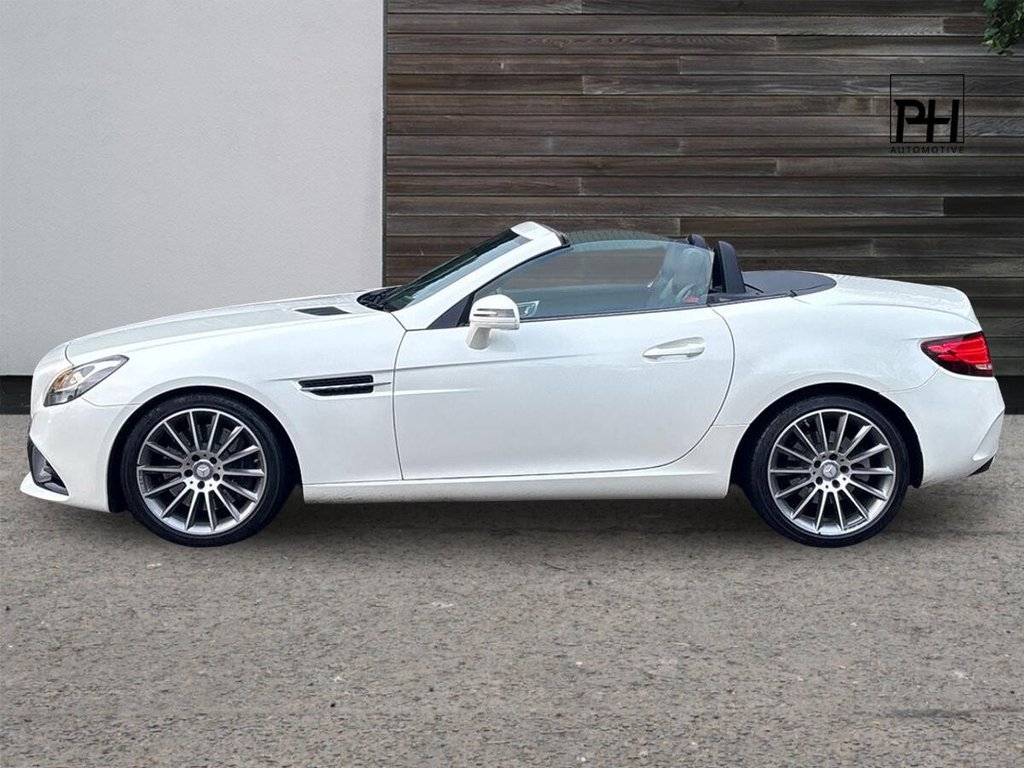 USED 2016 66 MERCEDES-BENZ SLC 2.0 SLC200 AMG Line Convertible 2dr Petrol G-Tronic Euro 6 (s/s) (184 ps) AIRSCARF|HTD SEAT|MB HISTORY