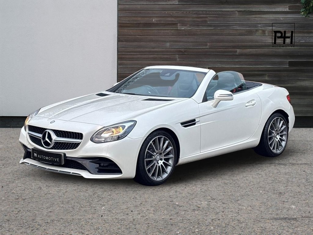 USED 2016 66 MERCEDES-BENZ SLC 2.0 SLC200 AMG Line Convertible 2dr Petrol G-Tronic Euro 6 (s/s) (184 ps) AIRSCARF|HTD SEAT|MB HISTORY