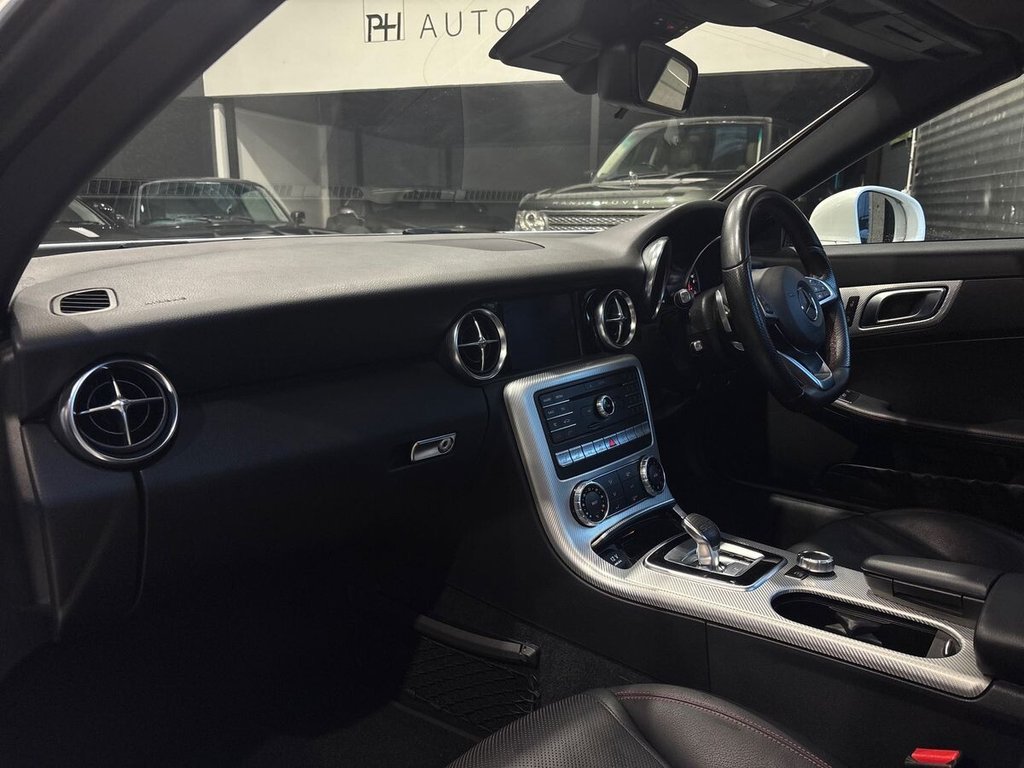 USED 2016 66 MERCEDES-BENZ SLC 2.0 SLC200 AMG Line Convertible 2dr Petrol G-Tronic Euro 6 (s/s) (184 ps) AIRSCARF|HTD SEAT|MB HISTORY
