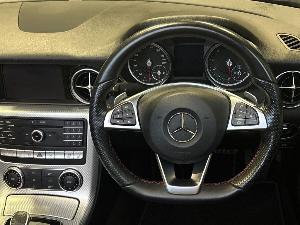 USED 2016 66 MERCEDES-BENZ SLC 2.0 SLC200 AMG Line Convertible 2dr Petrol G-Tronic Euro 6 (s/s) (184 ps) AIRSCARF|HTD SEAT|MB HISTORY