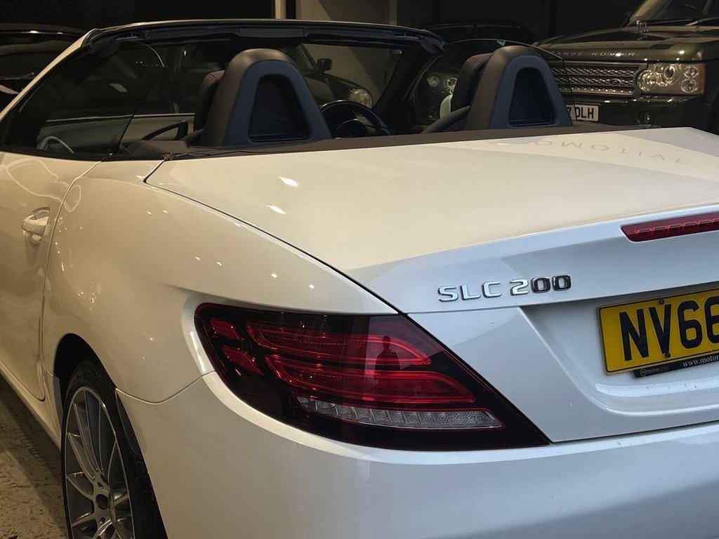 USED 2016 66 MERCEDES-BENZ SLC 2.0 SLC200 AMG Line Convertible 2dr Petrol G-Tronic Euro 6 (s/s) (184 ps) AIRSCARF|HTD SEAT|MB HISTORY
