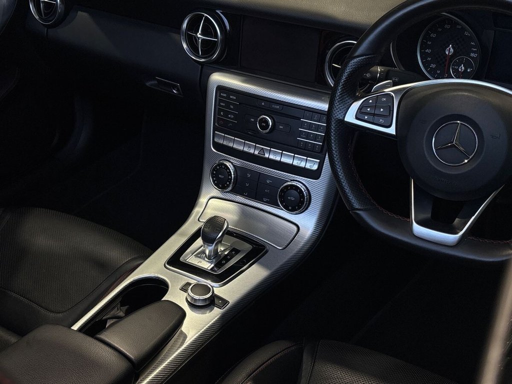 USED 2016 66 MERCEDES-BENZ SLC 2.0 SLC200 AMG Line Convertible 2dr Petrol G-Tronic Euro 6 (s/s) (184 ps) AIRSCARF|HTD SEAT|MB HISTORY