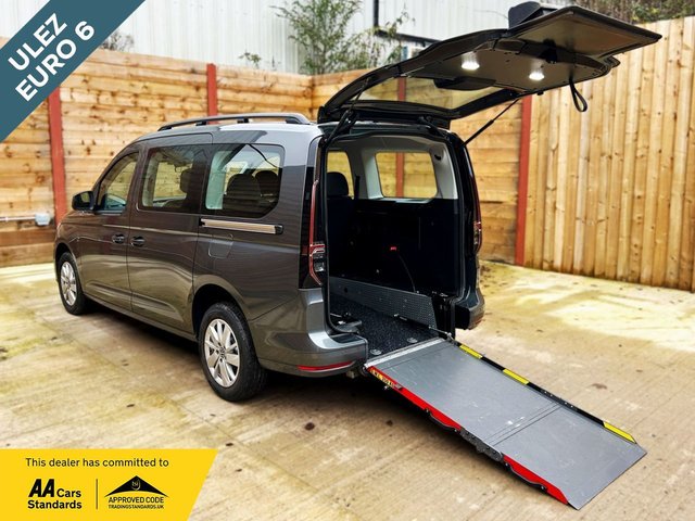 View our Volkswagen Caddy Maxi 5 Seat Wheelchair Accessible Disabled Access Vehicle WAV