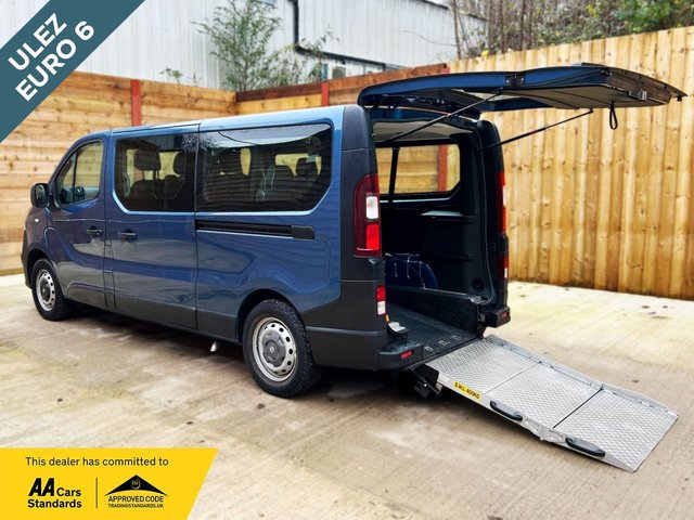 View our Vauxhall Vivaro L2 LWB 6 Seat Twin Wheelchair Accessible Disabled Access Vehicle WAV