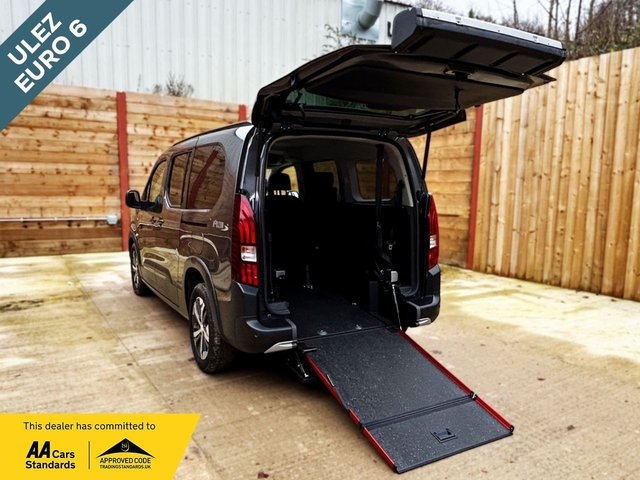 View our Peugeot Rifter L2 LWB 4 Seat Auto Wheelchair Accessible Disabled Access Vehicle