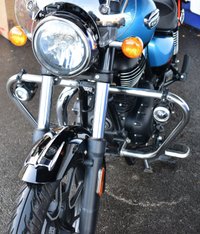 USED 2021 71 ROYAL ENFIELD Meteor 350 As new just 1701 miles Low seating, all day comfort, this bike is ready for the open road and very low mileage, a nice easy to ride and cheap to insure bike.