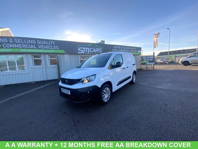 2020 PEUGEOT PARTNER 1.5 BLUEHDI 1000 PROFESSIONAL STANDARD PANEL VAN 5DR DIESEL MANUAL SWB EURO... photo