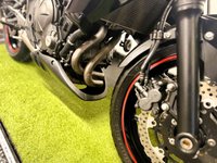 USED 2011 11 KAWASAKI ER-6N 650 Naked Sport Blacked Out Blacked Out With Red Colour Coded Accents - Awesome Looking Bike