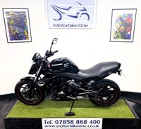 USED 2011 11 KAWASAKI ER-6N 650 Naked Sport Blacked Out Blacked Out With Red Colour Coded Accents - Awesome Looking Bike