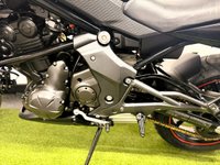 USED 2011 11 KAWASAKI ER-6N 650 Naked Sport Blacked Out Blacked Out With Red Colour Coded Accents - Awesome Looking Bike