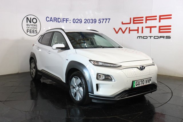 2020 KONA 64KWH PREMIUM SE 5DR AUTO SAT NAV, HEATED SEATS 2020 57,594 WHITE... photo