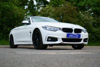 USED 2018 18 BMW 4 SERIES 2.0 420i M Sport Convertible 2dr Petrol Manual Euro 6 (s/s) (184 ps) ALPINE WHITE PAINTWORK + M PLUS PACK + H/K + HEATED SEATS