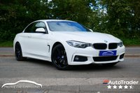 USED 2018 18 BMW 4 SERIES 2.0 420i M Sport Convertible 2dr Petrol Manual Euro 6 (s/s) (184 ps) ALPINE WHITE PAINTWORK + M PLUS PACK + H/K + HEATED SEATS
