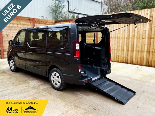 View our Renault Trafic 4 Seat Wheelchair Accessible Disabled Access Vehicle WAV