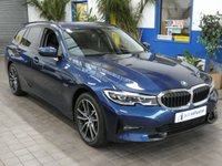 USED 2022 71 BMW 3 SERIES 2.0 330e 12kWh Sport Pro Touring 5dr Petrol Plug-in Hybrid Auto Euro 6 (s/s) (292 ps) SAT NAV HEATED LEATHER CAMERA CARPLAY CRUISE PARKING SENSORS 1 OWNER EXCELLENT SERVICE HISTORY WARRANTY