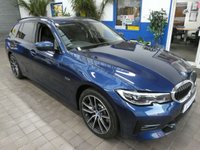 USED 2022 71 BMW 3 SERIES 2.0 330e 12kWh Sport Pro Touring 5dr Petrol Plug-in Hybrid Auto Euro 6 (s/s) (292 ps) SAT NAV HEATED LEATHER CAMERA CARPLAY CRUISE PARKING SENSORS 1 OWNER EXCELLENT SERVICE HISTORY WARRANTY