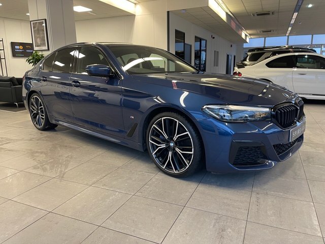 2021 71 BMW 5 Series 2.0 520d MHT M Sport Saloon 4dr Diesel Hybrid Steptronic Euro 6 (s/s) (190 ps)