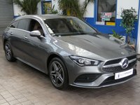 USED 2021 71 MERCEDES-BENZ CLA 1.3 CLA250e 15.6kWh AMG Line (Premium) Shooting Brake 5dr Petrol Plug-in Hybrid 8G-DCT Euro 6 (s/s) (218 ps) STUNNING EXAMPLE SAT NAV HEATED LEATHER SEATS ANDROID APPLE CARPLAY REAR VIEW CAMERA PARKING SENSORS 1 OWNER SERVICE HISTORY WARRANTY