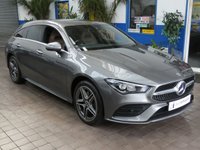 USED 2021 71 MERCEDES-BENZ CLA 1.3 CLA250e 15.6kWh AMG Line (Premium) Shooting Brake 5dr Petrol Plug-in Hybrid 8G-DCT Euro 6 (s/s) (218 ps) STUNNING EXAMPLE SAT NAV HEATED LEATHER SEATS ANDROID APPLE CARPLAY REAR VIEW CAMERA PARKING SENSORS 1 OWNER SERVICE HISTORY WARRANTY