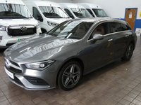 USED 2021 71 MERCEDES-BENZ CLA 1.3 CLA250e 15.6kWh AMG Line (Premium) Shooting Brake 5dr Petrol Plug-in Hybrid 8G-DCT Euro 6 (s/s) (218 ps) STUNNING EXAMPLE SAT NAV HEATED LEATHER SEATS ANDROID APPLE CARPLAY REAR VIEW CAMERA PARKING SENSORS 1 OWNER SERVICE HISTORY WARRANTY