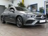 USED 2021 71 MERCEDES-BENZ CLA 1.3 CLA250e 15.6kWh AMG Line (Premium) Shooting Brake 5dr Petrol Plug-in Hybrid 8G-DCT Euro 6 (s/s) (218 ps) STUNNING EXAMPLE SAT NAV HEATED LEATHER SEATS ANDROID APPLE CARPLAY REAR VIEW CAMERA PARKING SENSORS 1 OWNER SERVICE HISTORY WARRANTY