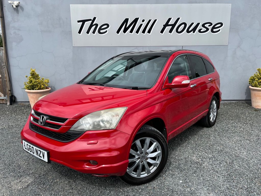 Red 2010 Honda CR-V SUV/Crossover All-wheel drive Manual