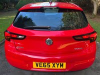 USED 2016 65 VAUXHALL ASTRA 1.0i Turbo ecoFLEX SRi Hatchback 5dr Petrol Manual Euro 6 (s/s) (105 ps) &pound;20 Road Tax, Cheap to Run