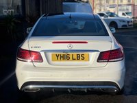 USED 2016 16 MERCEDES-BENZ E-CLASS 3.5 E400 V6 AMG Line Edition Coupe 2dr Petrol G-Tronic+ Euro 6 (s/s) (333 ps) FULL MERCEDES HISTORY + BLUETOOTH + REAR PARKING SENSORS + CRUISE CONTROL WITH SPEED LIMITER + CLIMATE CONTROL