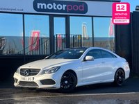 USED 2016 16 MERCEDES-BENZ E-CLASS 3.5 E400 V6 AMG Line Edition Coupe 2dr Petrol G-Tronic+ Euro 6 (s/s) (333 ps) FULL MERCEDES HISTORY + BLUETOOTH + REAR PARKING SENSORS + CRUISE CONTROL WITH SPEED LIMITER + CLIMATE CONTROL