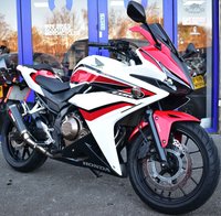 USED 2019 19 HONDA CBR500R A clean and stunning mid range sports bike, great colour scheme A great starter mid range bike which is A2 compliant.
