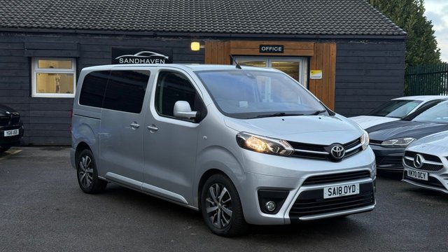 2018 18 Toyota Proace Verso 2.0D Family Medium MPV 5dr Diesel Manual MWB Euro 6 (s/s) (8 Seat) (150 ps)