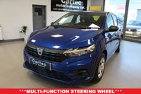 USED 2021 71 DACIA SANDERO 1.0 SCe Essential Hatchback 5dr Petrol Manual Euro 6 (s/s) (65 ps) ***FULL DEALER SERVICE HISTORY***VERY LOW MILES ONLY 6000 MILES***AIR CON***CRUISE CONTROL***DAB RADIO***AUTO LIGHTS***MULTI-FUNCTIOM STEERING WHEEL***