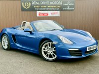 USED 2014 14 PORSCHE BOXSTER 2.7 981 Convertible 2dr Petrol Manual Euro 6 (s/s) (265 ps) ULEZ + 5.8s 0&ndash;60 + Mid-Engine