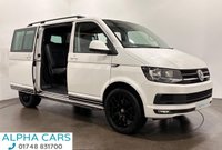 USED 2017 17 VOLKSWAGEN TRANSPORTER 2.0 TDI T32 BlueMotion Tech Highline Kombi Double Cab 5dr Diesel Manual FWD SWB Euro 6 (s/s) (150 ps) Complete Service Record, Cambelt / Water Pump Changed, 5 Seater Full Leather, Heated Front Seats, Navigation , Cruise Control , Double Slide Side Doors, 20" Satin Alloy Wheels, Side Bars,