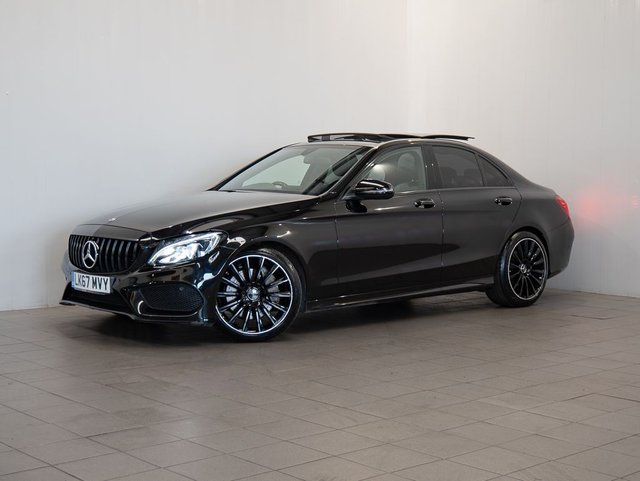 2017 67 Mercedes-Benz C-Class 2.1 C300dh AMG Line (Premium) Saloon 4dr Diesel Hybrid G-Tronic+ Euro 6 (s/s) (231 ps)