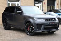 USED 2020 20 LAND ROVER RANGE ROVER SPORT SVR 5.0 P575 V8  MATTE BLACK 22"s SIDESTEPS MERIDIAN