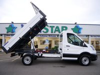 USED 2022 72 FORD TRANSIT 350 RWD 2.0 EBL 130 BHP L2 MEDIUM LEADER TIPPER  1 OWNER | REAR WHEEL DRIVE | TIPPER