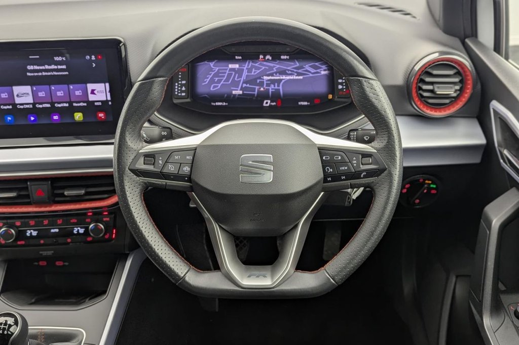 USED 2024 SEAT ARONA 1.0 TSI FR Sport SUV 5dr Petrol Manual Euro 6 (s/s) (110 ps) Car Play, Sat Nav, Sensors