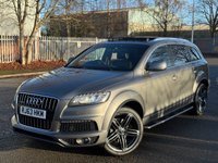USED 2013 63 AUDI Q7 3.0 TDI V6 S line Plus SUV 5dr Diesel Tiptronic quattro Euro 5 (s/s) (245 ps) PAN ROOF+1FMO+7 ST+NAV+LTHR+HTDS+PC
