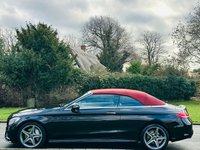 USED 2017 17 MERCEDES-BENZ C-CLASS 2.1 C250d AMG Line (Premium Plus) Cabriolet 2dr Diesel G-Tronic+ Euro 6 (s/s) (204 ps) LOW MILES+LEATHER+SAT NAV+ULEZ